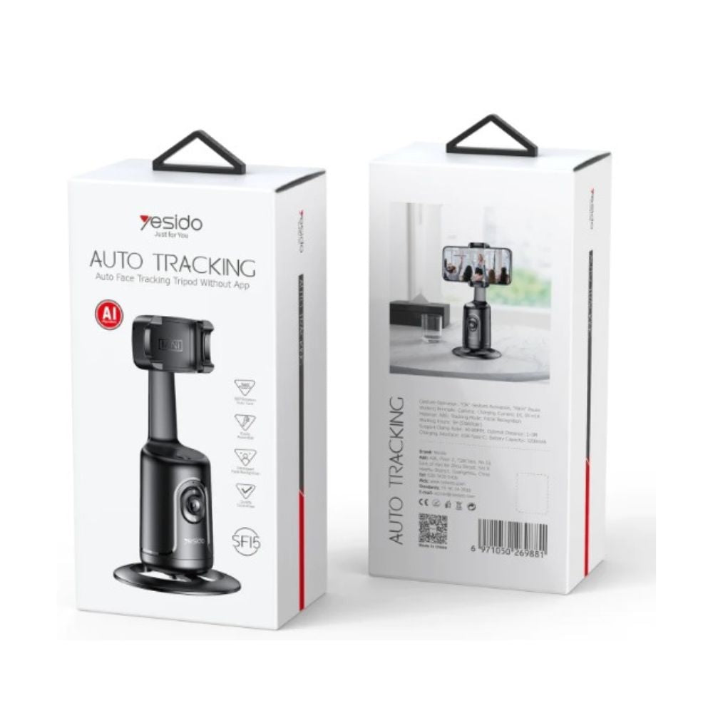Yesido SF15 Auto Face Tracking Tripod 360 Degree Yesido SF15 Auto Face Tracking Tripod 360 Degree